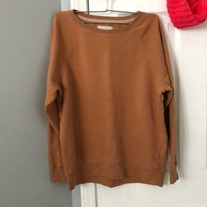 American eagle oversized orange sweatshirt